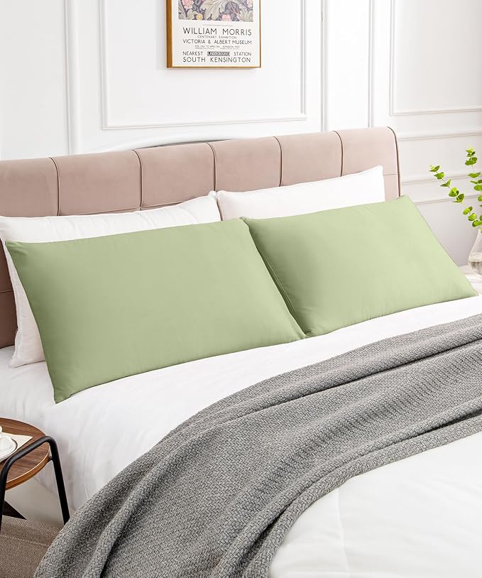 Warmstar Cotton Pillow Cases Queen Size Set of 2, 600 Thread Count Pillowcases - Image 2