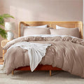 Nestl Khaki Duvet Cover Full Size by Nestl