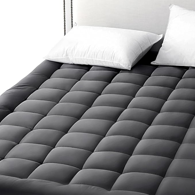 EASELAND King Size Mattress Pad Pillow Cooling Top Mattress Cover Quilted - Image 8