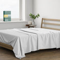 THREAD SPREAD 100% Organic Cotton Percale Flat Sheet King Size by THREADSPREAD