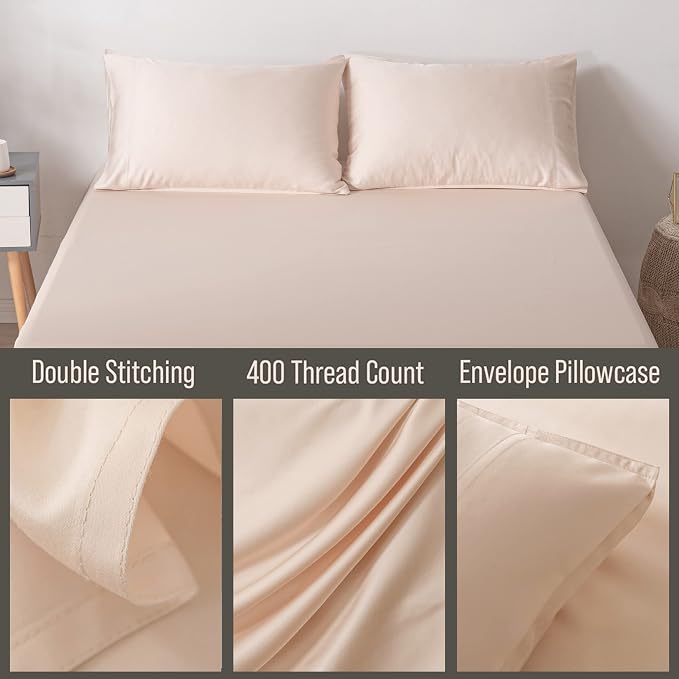 Bella Coterie | Luxury Bamboo Viscose Queen Size Pillowcase Set | 100% - Image 3