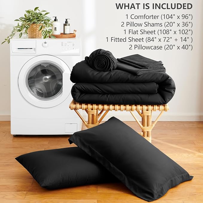 HIMEET California King Comforter Set - Image 6