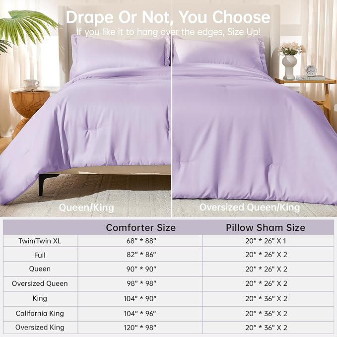 MUXHOMO Queen Comforter Set, All Season Ultra Soft Down Alternative Bedding - Image 8