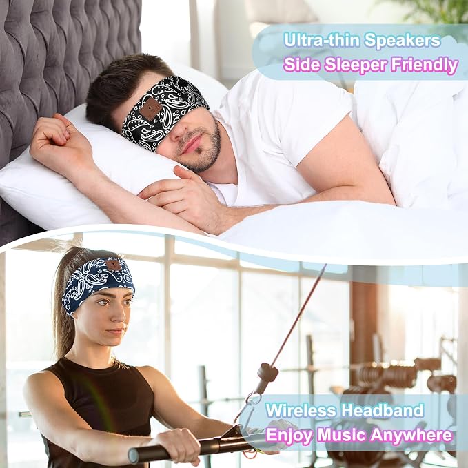 Sleeping Headphones, Wireless Headband - Image 2