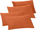 Elegant Comfort 4-Pack Solid Pillowcases 1500 Premium Hotel Quality Microfiber by ELEGANTCOMFORT