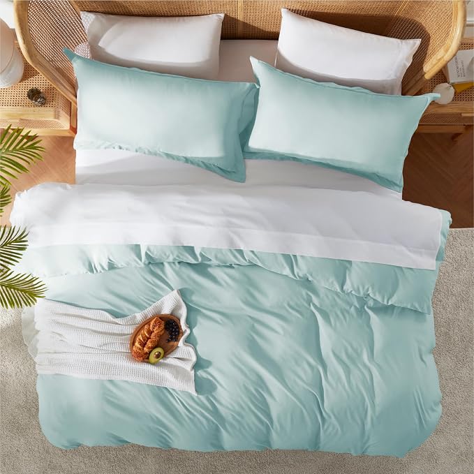 Nestl Light Blue Duvet Cover Queen Size - Image 5