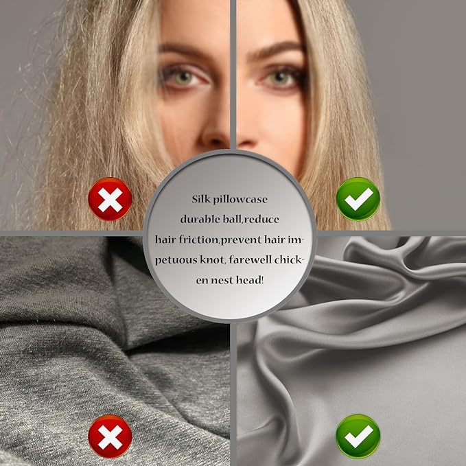 Silk Pillow Cases 2 Pack, Soft Breathable and Sliky Queen Size Pillow Cases Set - Image 5