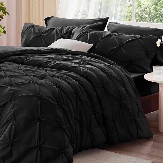 BEDELITE Black Twin Comforter Set - Image 2