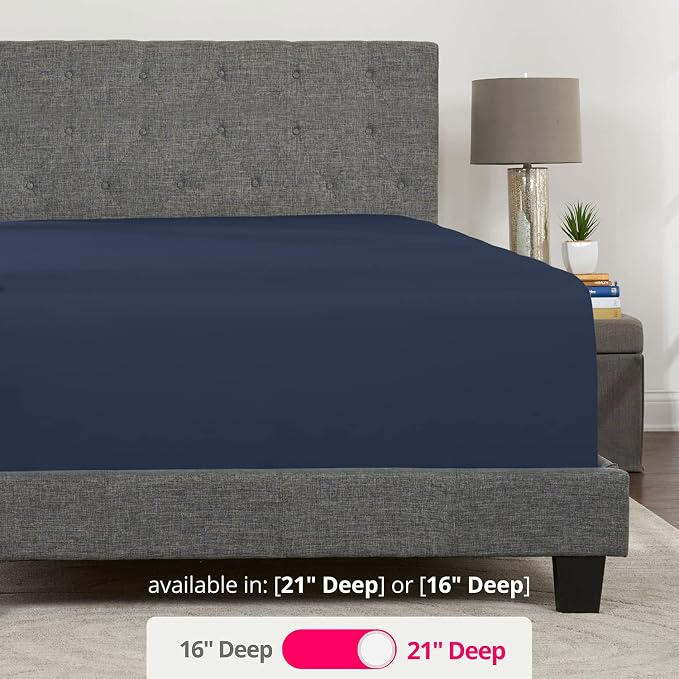 King Deep Pocket Super Extra Deep Pocket King Size Fitted Sheet PERFECTLYFIT - Image 3