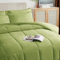 TAIMIT Sage Green Full Size Comforter Set by TAIMITBedingSets