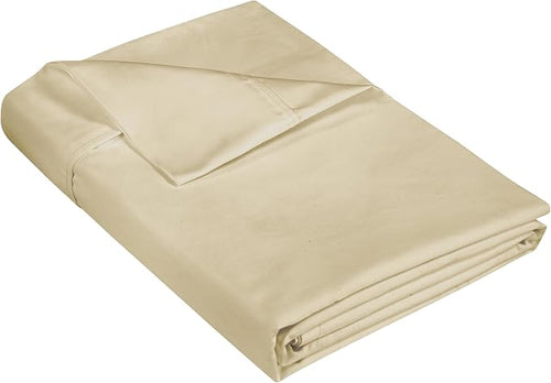 400 Thread Count 100% American Grown Cotton Flat Sheet by ROYALELINENS