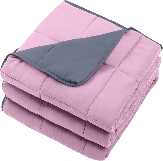 Weighted Blanket for Adults 12lbs, Queen Size Cooling Heavy Throw Blanket for - Image 7