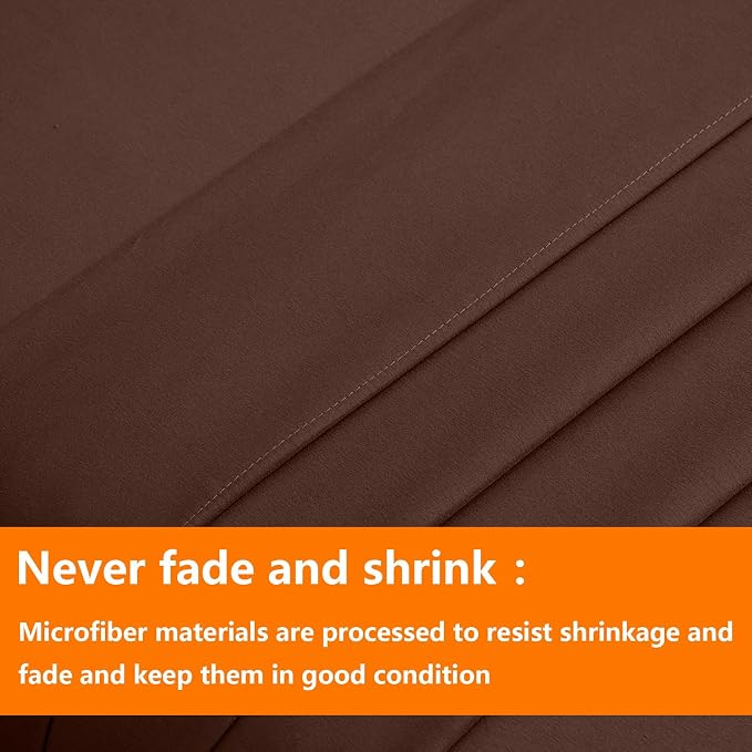 TAIMIT Brown Full Size Comforter Set - Image 7