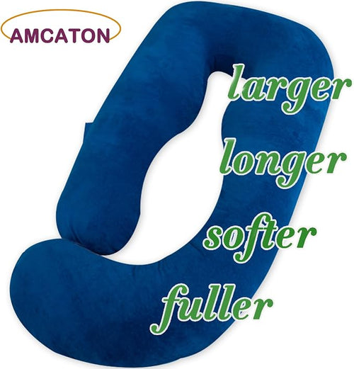 60 Inch Pregnancy Pillows for Sleeping, Extra Large U Shaped Body Pillow - Image 2
