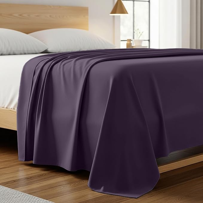 Mellanni Twin XL Size Flat Sheet by Mellanni