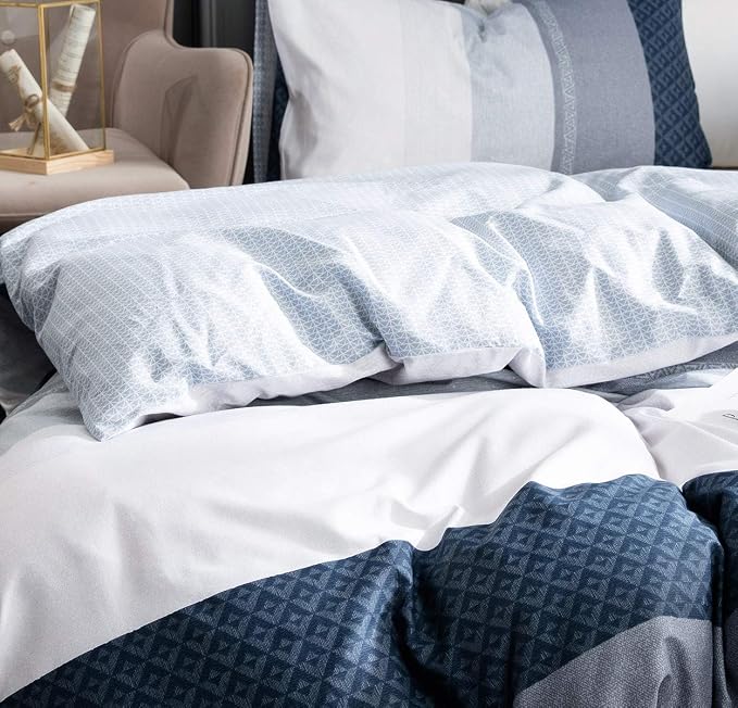SLEEPBELLA Duvet Cover Set 600 Thread Count Cotton Bedding Set - Image 3