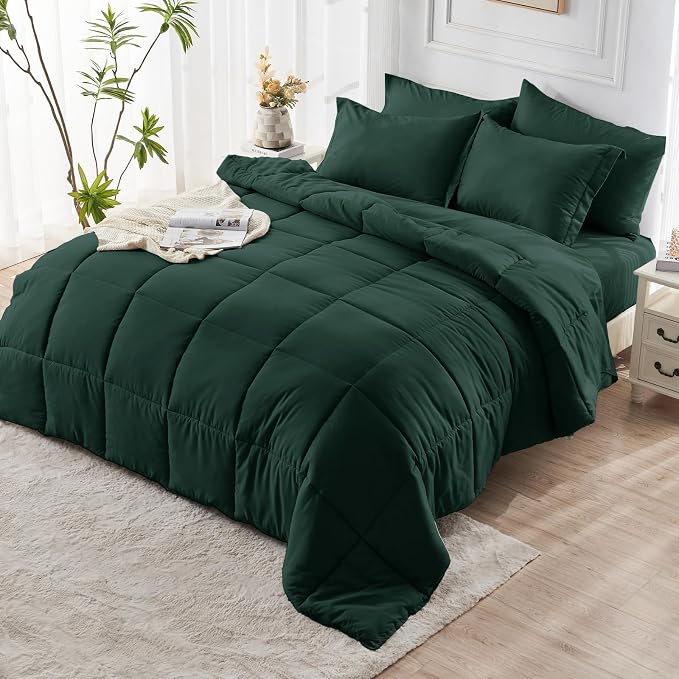 JOLLYVOGUE Twin XL Comforter Set, Ultra-Soft Bed in a Bag Twin XL Size 5 Pieces - Image 8