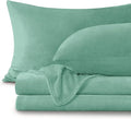BEDELITE Flannel Sheets King Size Haze Blue by BEDELITE