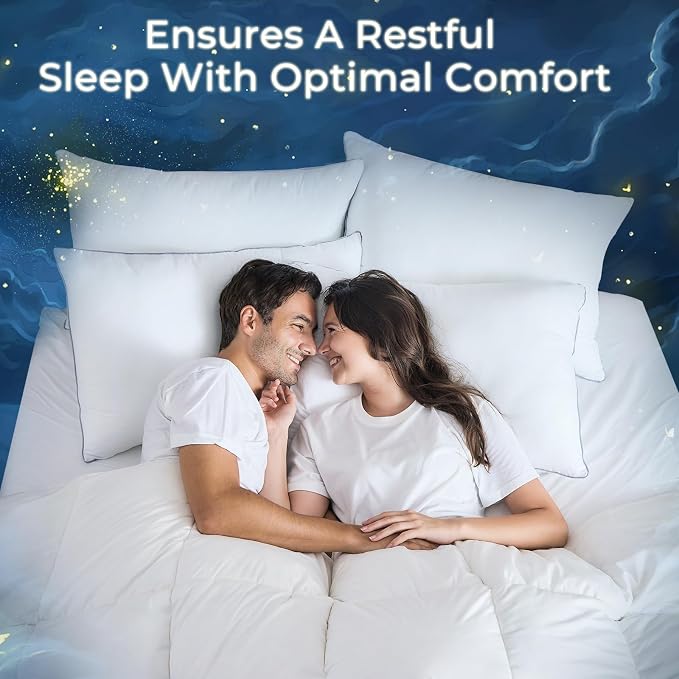 Sasttie King Size Pillow, Hotel Collection Single Bed Pillow - Image 6