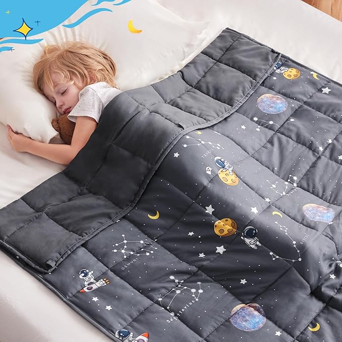 anfie Weighted Blanket Kids, Weighted Blanket Cooling Blanket - Image 4