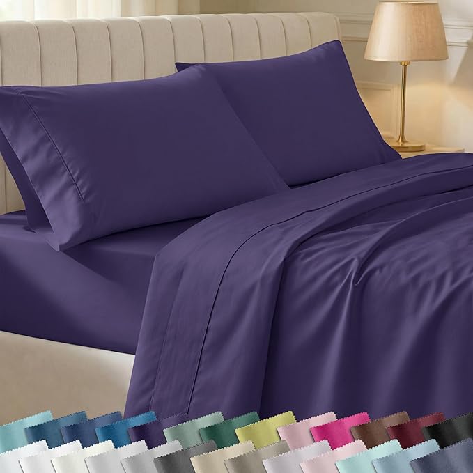 California Design Den Soft King Size Cotton Sheet Sets, 400 TC Good by CaliforniaDesignDen