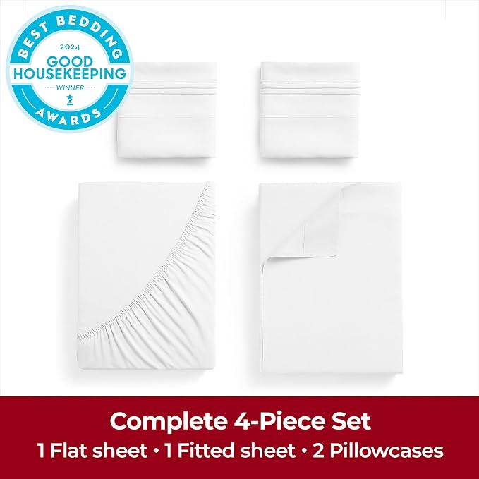 Mellanni Extra Deep California King Sheets - Image 4