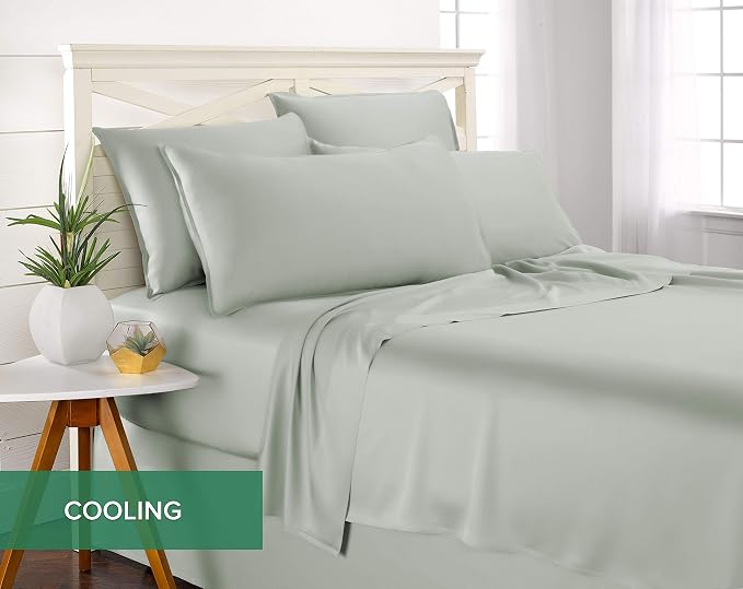 Pure Bamboo Split King Sheets, Genuine 100% Organic Viscose Derived from Bamboo - Image 5