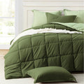 Homelike Moment Queen Comforter Set Olive Green, Lightweight Comforters Queen by HomelikeMoment