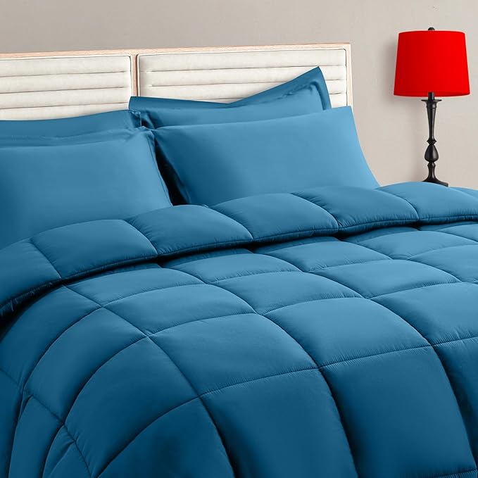 TAIMIT Teal King Comforter Set by TAIMITBedingSets