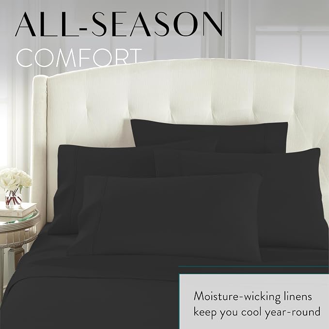 Danjor Linens Bed Sheet Set King Size - Image 6