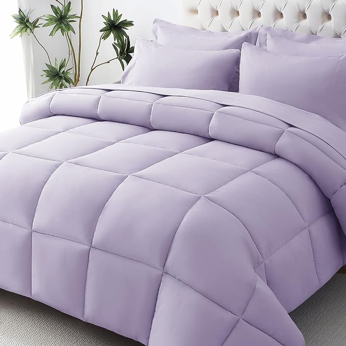 JOLLYVOGUE California King Comforter Set, Ultra-Soft Bed in a Bag Cal King Size by JOLLYVOGUE