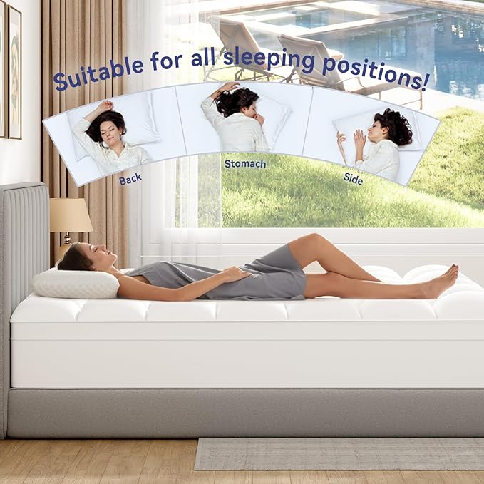 ELEMUSE RV King Mattress Topper - Image 8