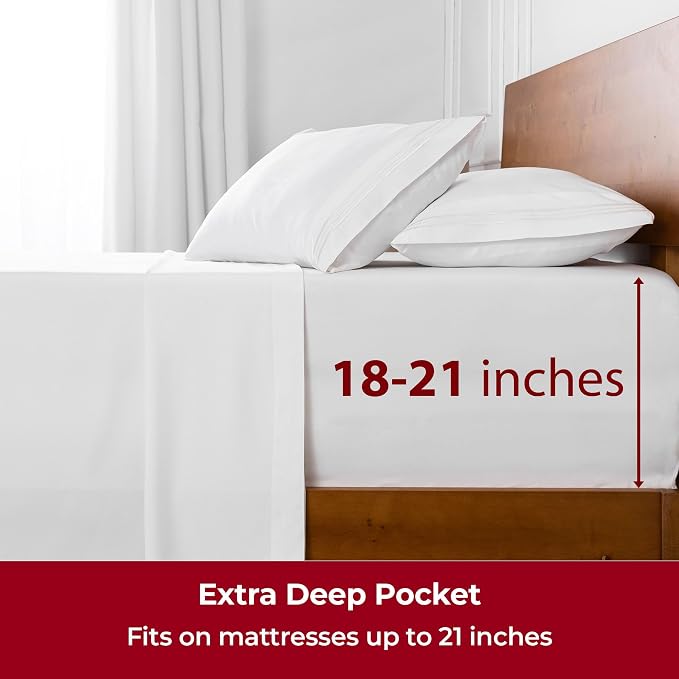 Mellanni Extra Deep Twin XL Sheets - Image 6