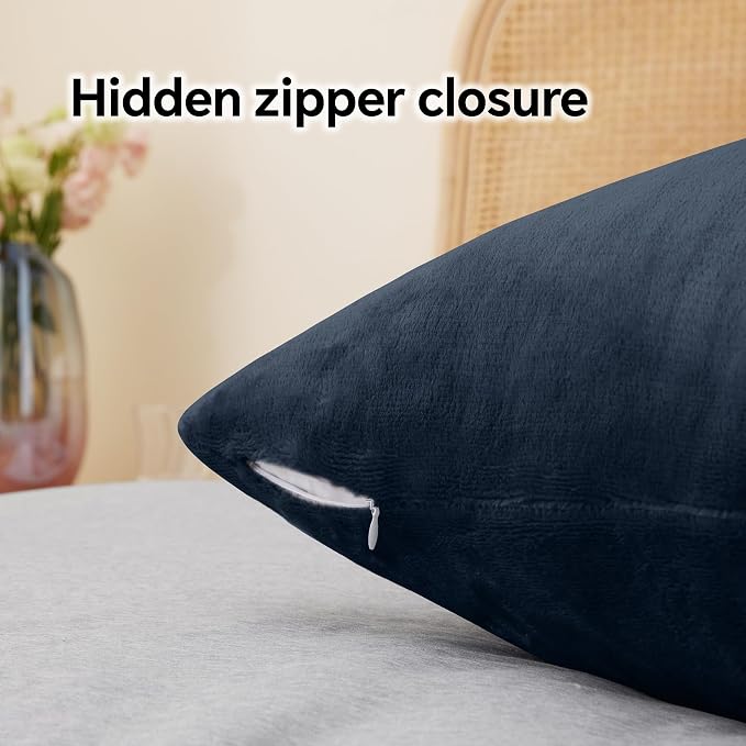 BEDELITE Flannel Pillowcases Standard Set of 2, Super Soft Fleece Pillow Case - Image 6