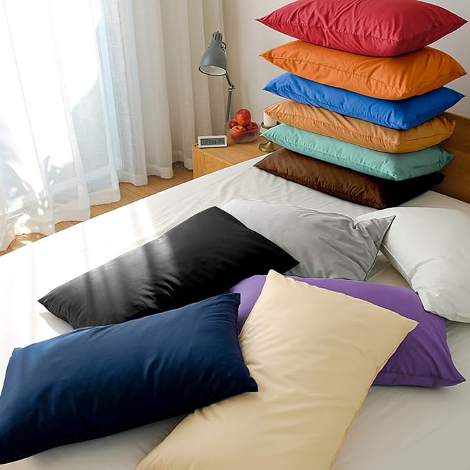 FLXXIE Pillow Cases Queen, Soft Microfiber Pillow Covers - Image 6