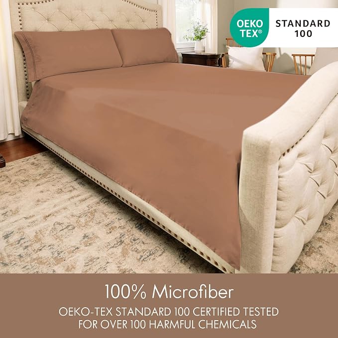 ClevaHome King Size Sheet Set - Image 6