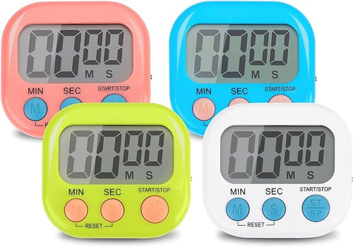 4-Piece Multi-Function Electronic Timer, Learning Management, Suitable by CHEMEILAI