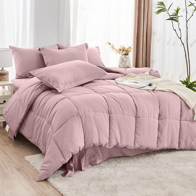 JOLLYVOGUE Twin XL Comforter Set, Ultra-Soft Bed in a Bag Twin XL Size 5 Pieces - Image 8
