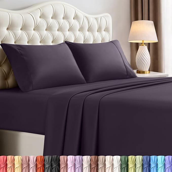 Utopia Bedding King Size Sheet Set – 4 Piece Bed Sheets, Soft and Breathable by UTOPIABEDDING