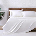 MR&HM Satin Bed Sheets, Queen Size Sheets Set by MRHM