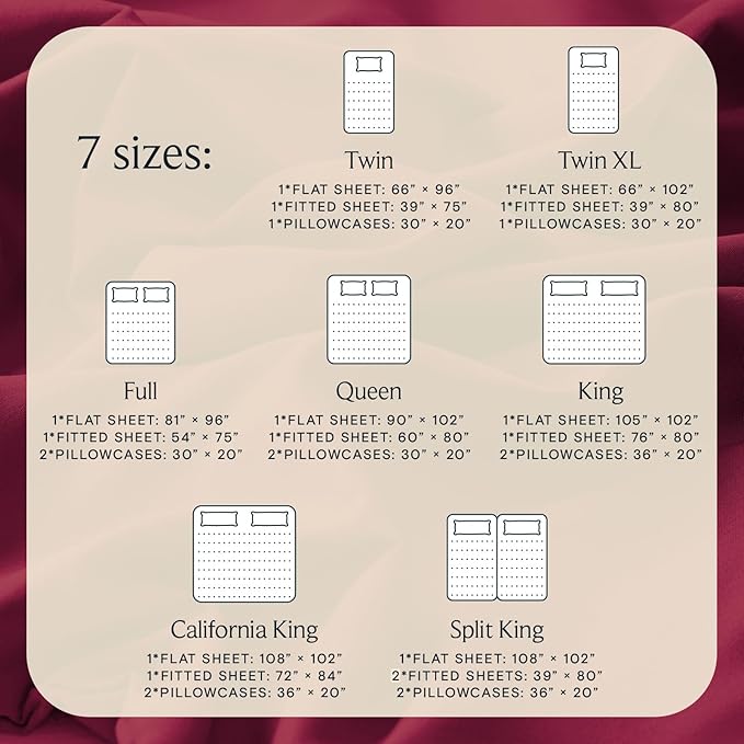 LuxClub 4 PC California King Sheet Set, Breathable Luxury Bed Sheets, Deep - Image 4