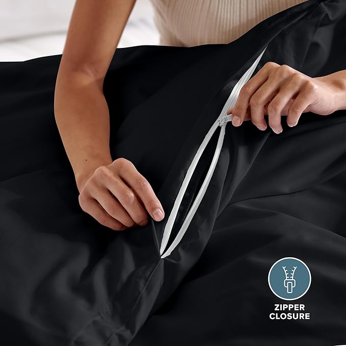 Bare Home Bedding Duvet Cover Oversized King Size - Image 6