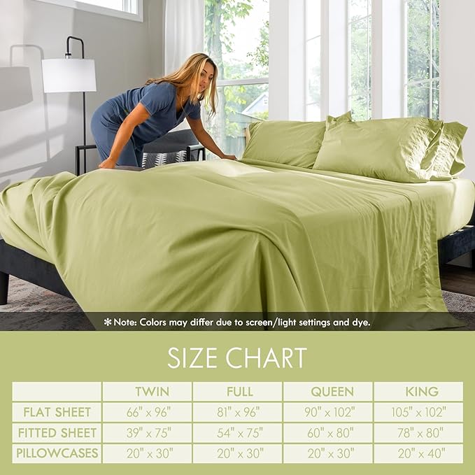 ClevaHome Full Size Sheet Set - Image 5