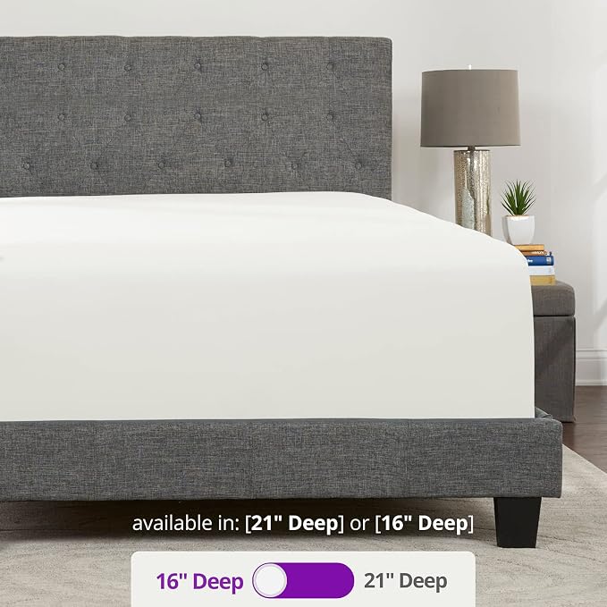 Kids Twin XL Fitted Sheet Only – Real 16” XL Twin Fitted Sheets Fit Perfectly - Image 3