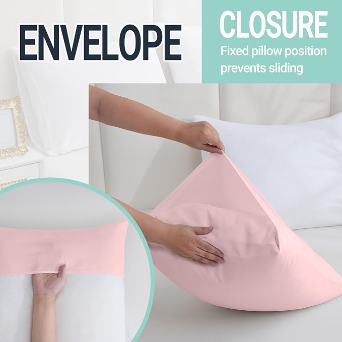 ZPECC Pillow Cases Queen Size Set of 12, 20x30 Envelope Closure Pillowcases - Image 5
