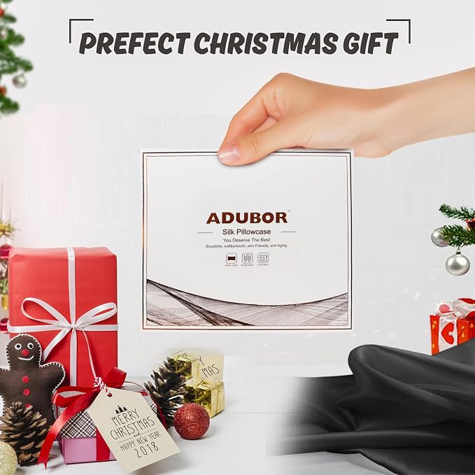 Adubor Silk Pillowcase for Hair and Skin - Image 7