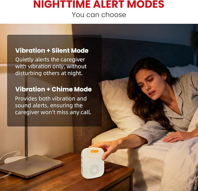 CallToU Bed Alarms for Elderly/Dementia Patients who Wander, Portable Pager & - Image 8