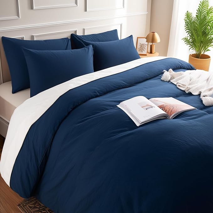 NEXHOME PRO King Duvet Cover Set, 100% Certified Organic Cotton - Image 4