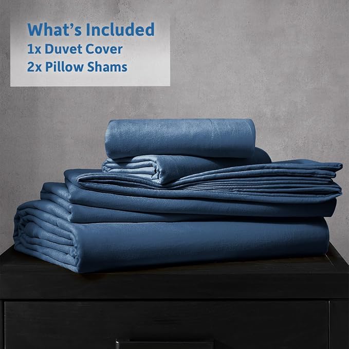 Nestl Navy Blue California King Duvet Cover Sets - Image 9