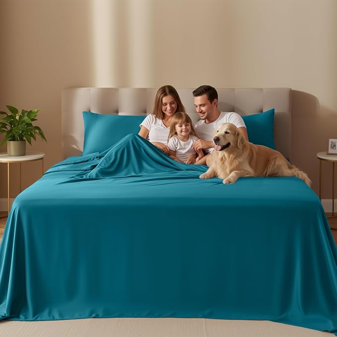 Utopia Bedding California King Size Sheet Set – 4 Piece Bed Sheets, Soft and - Image 2